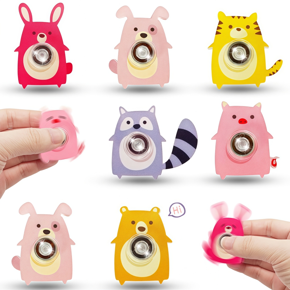 Party Games Group - Cartoon Acrylic Animal Fidget Spinner Assorted
