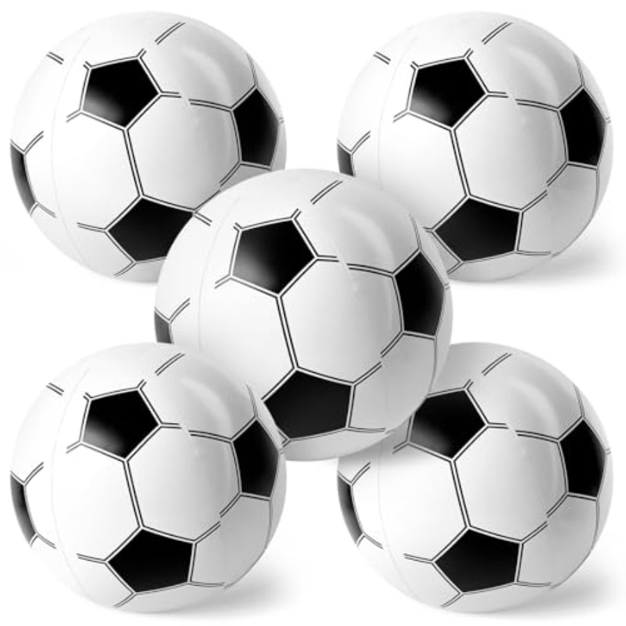 Party Games Summer - 5PCS Inflatable Balls, 12 Inch Inflatable