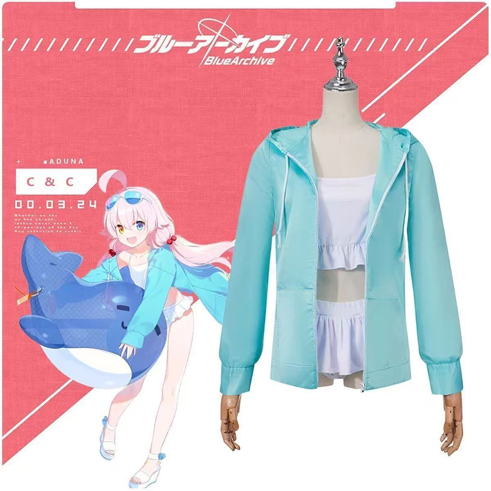 Party Games Summer - Blue Archive Costume Wig Takanashi Hoshino