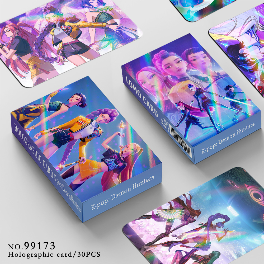 Party Games Group - 30Pcs/Box Anime Kpop Party Card Devil