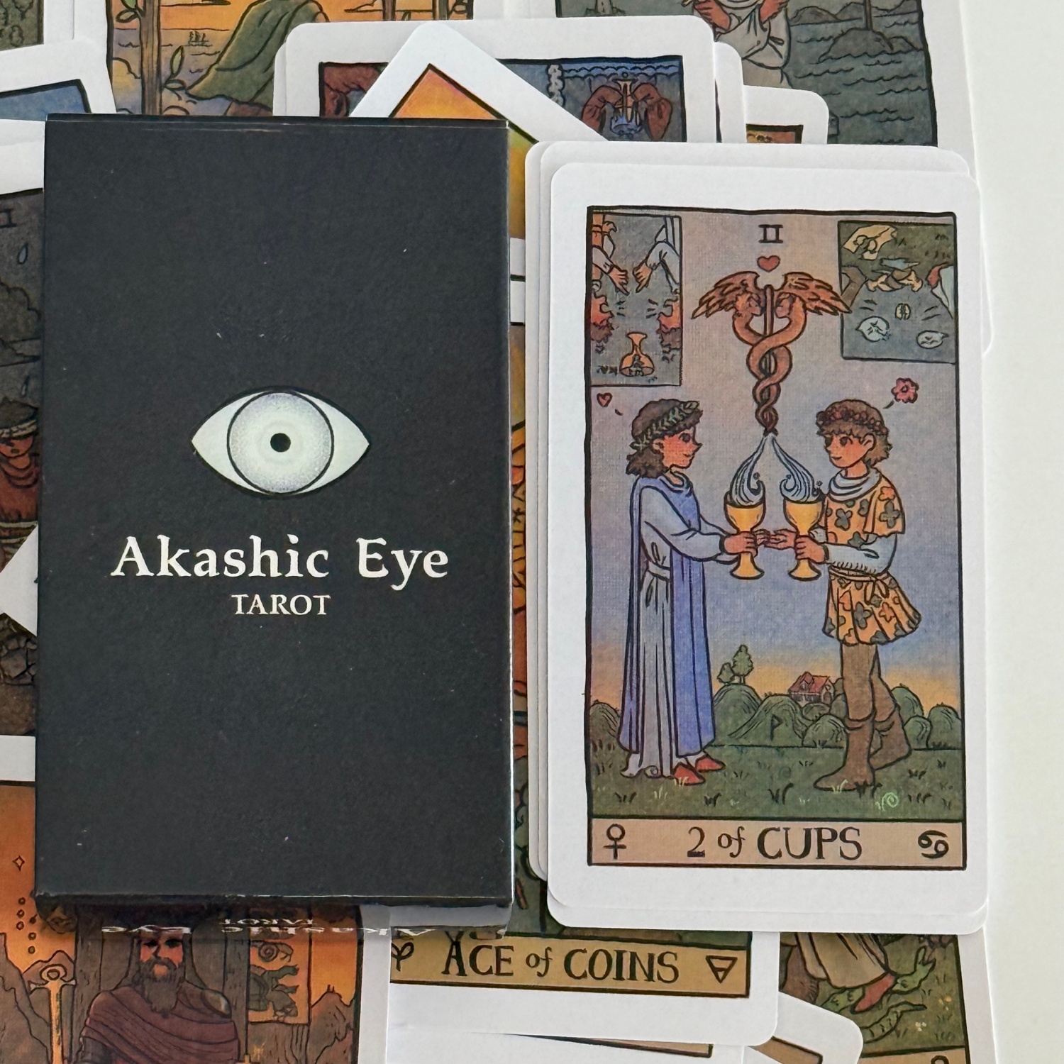 Party Games Easy - Akashic Eye Tarot Cards Deck 78Pcs