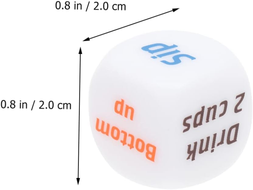 12Pcs Drinking Dice Rolling De - Party Games Bachelorette reseña y precio