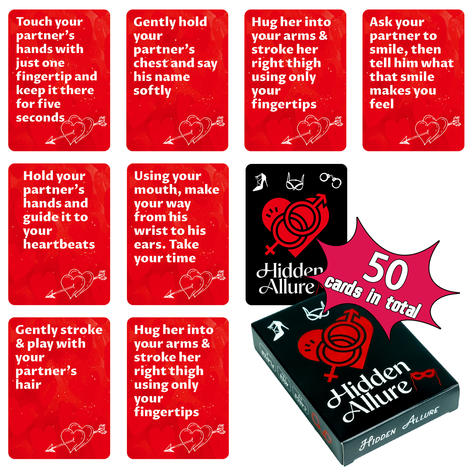50-Card Couples Drinking Game  - Party Games Adults Drinking reseña y precio