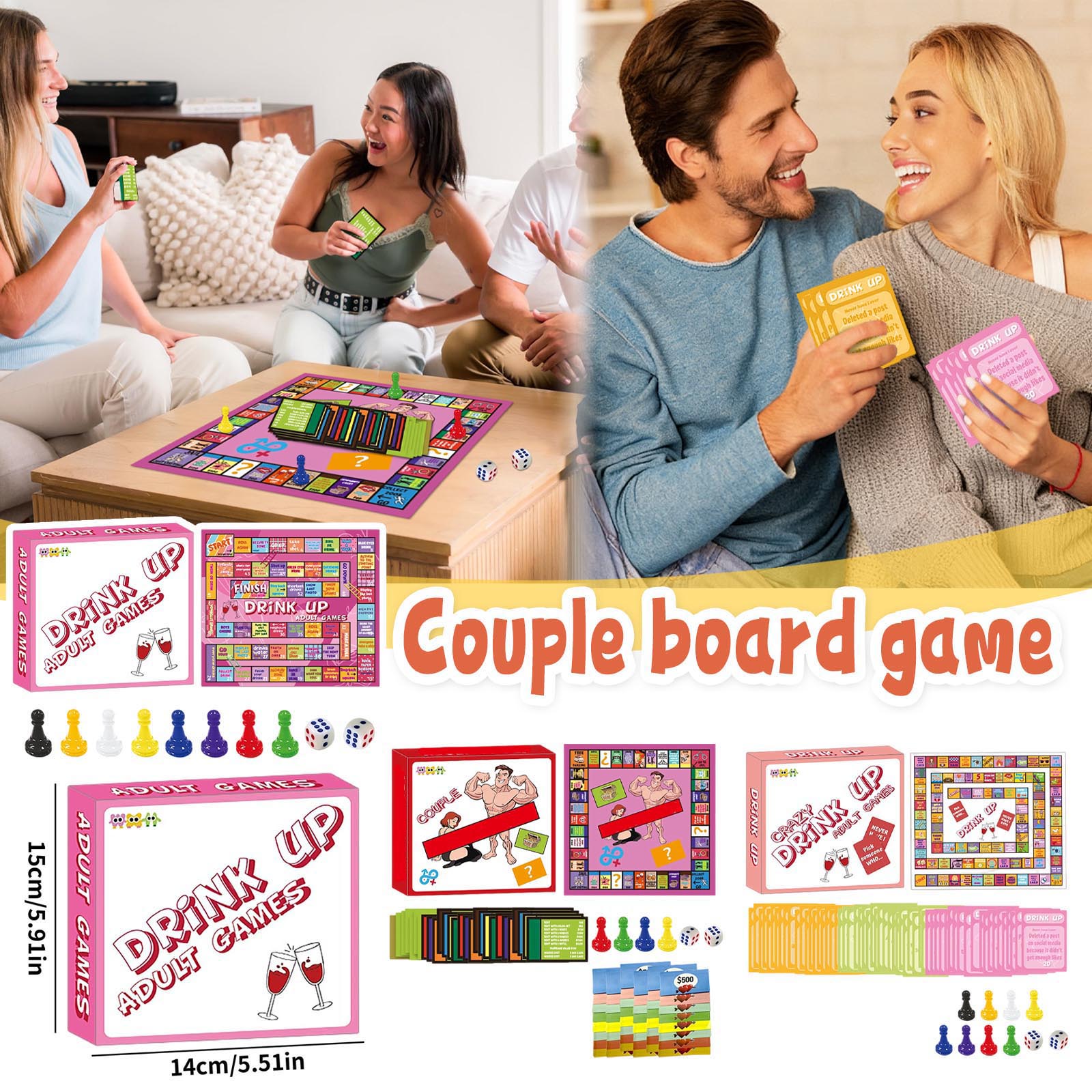 Couples' Desk Board Game Suita - Play Friends Party Games reseña y precio