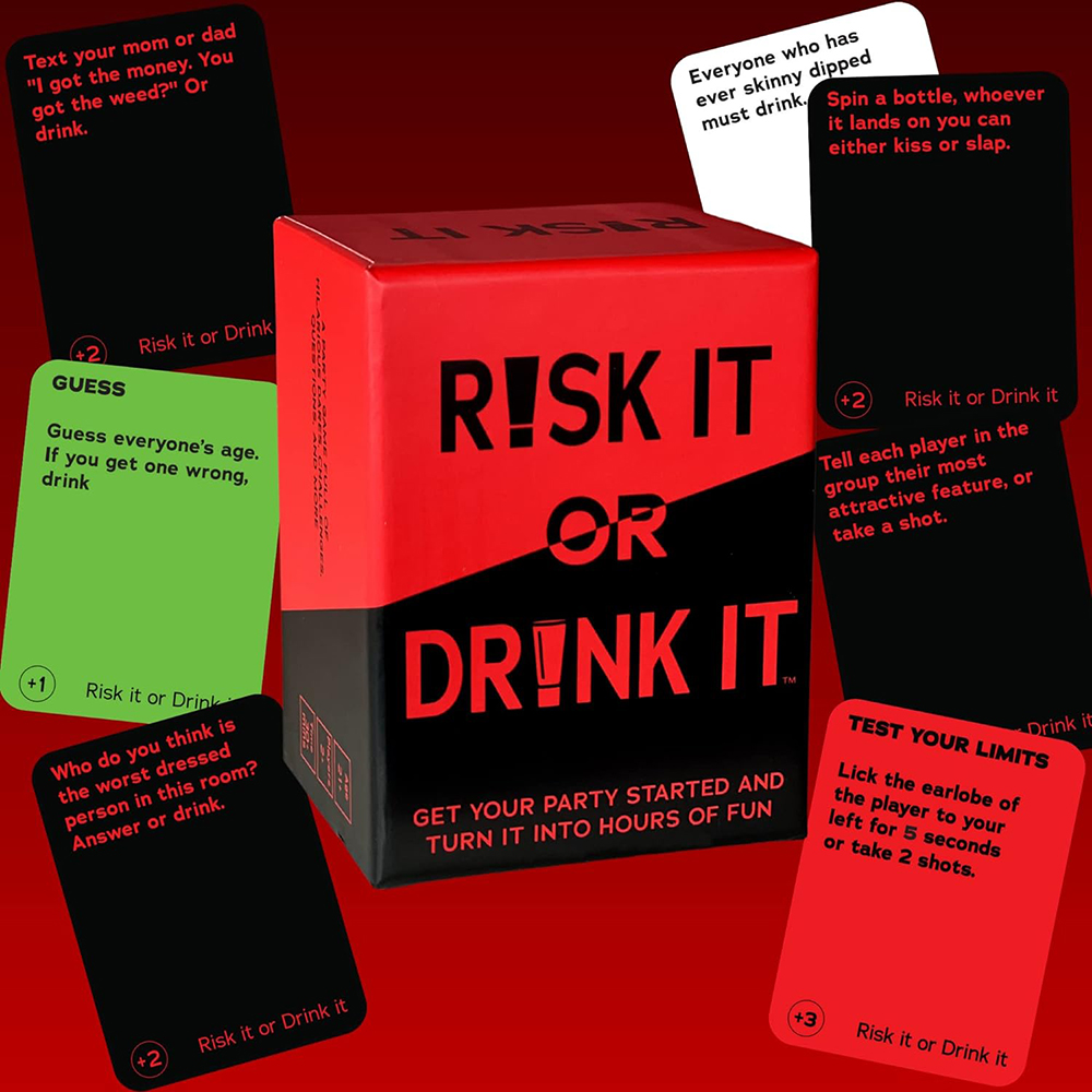 Risk It Or Drink It Fun Party  - Party Games Adults Drinking reseña y precio