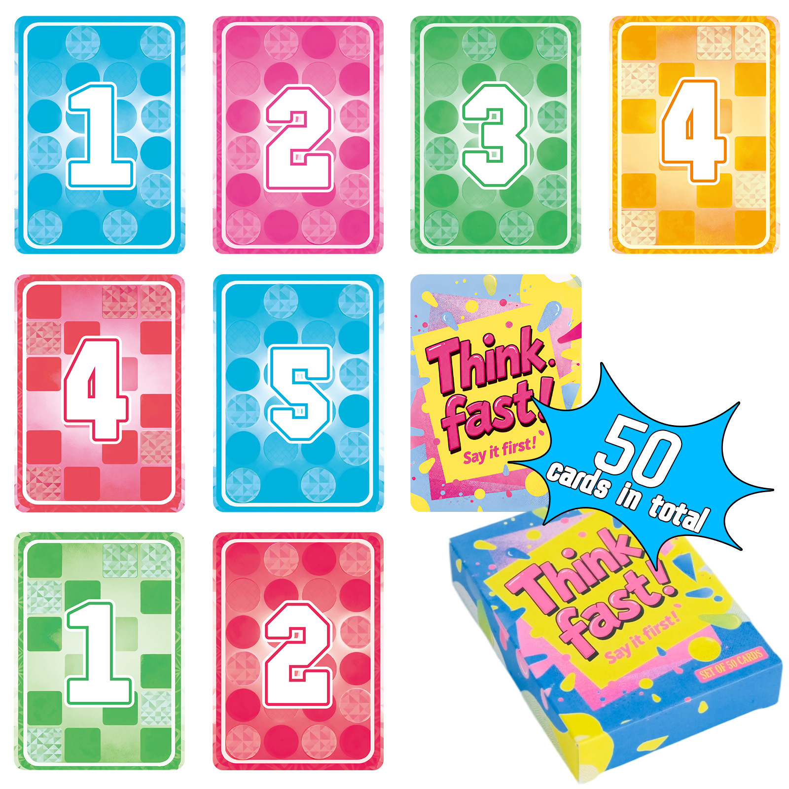 1 Box Quick Thinking Number Pu - Quick Games Party reseña y precio