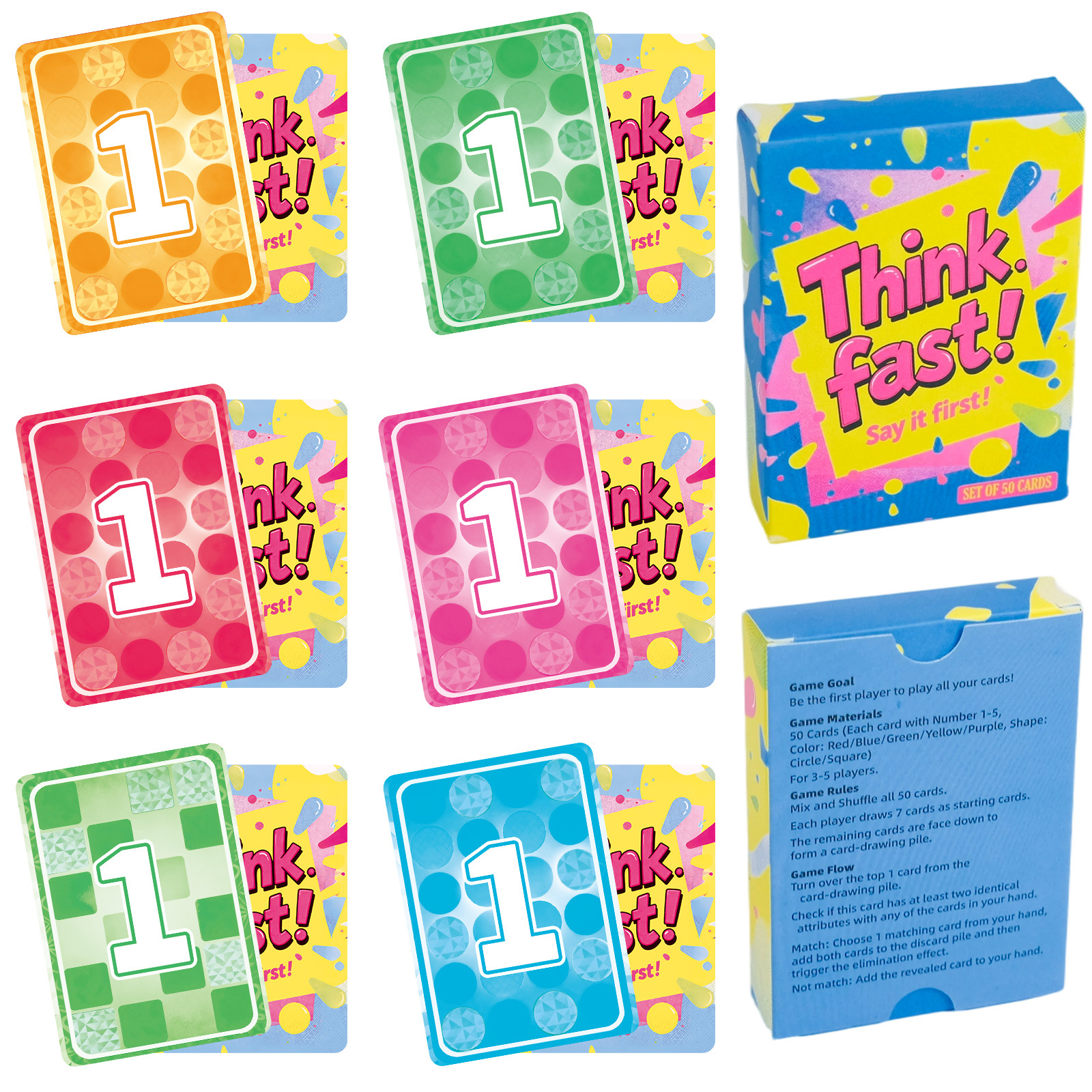 1 Box Quick Thinking Number Pu - Quick Games Party reseña y precio