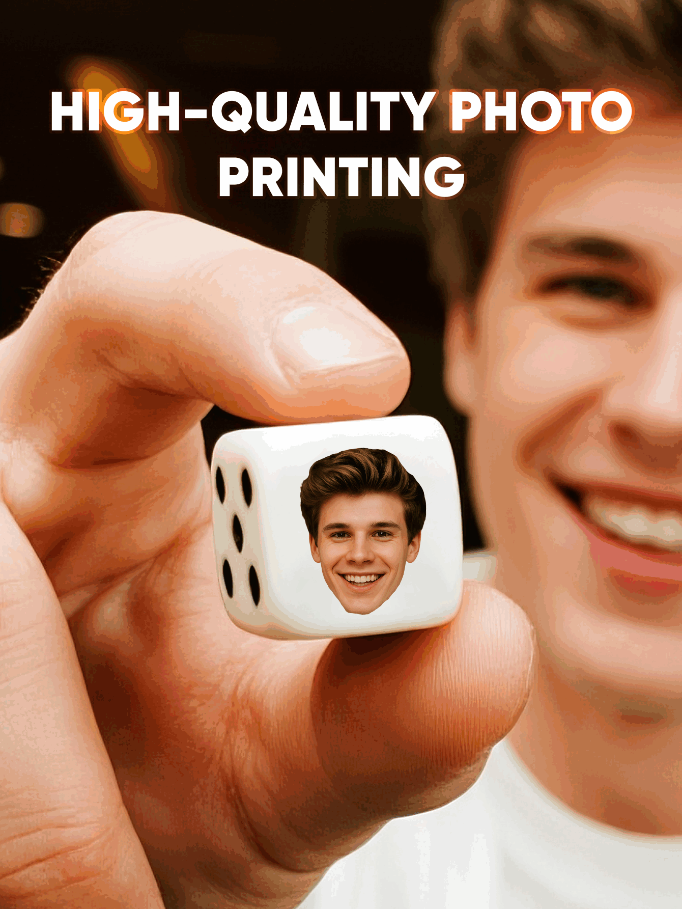 Custom Face Dice Personalized  - Party Games For Christmas reseña y precio