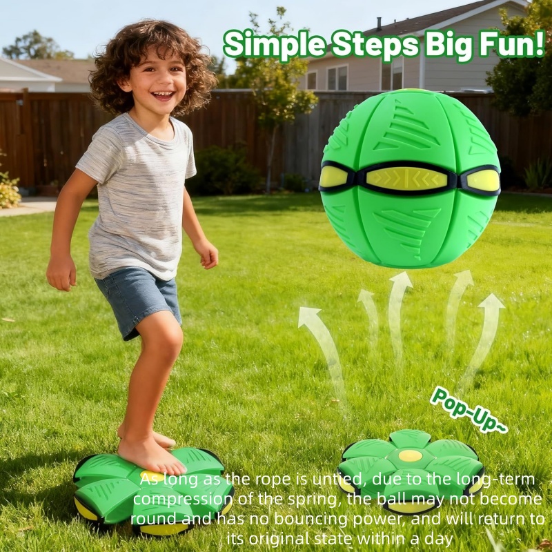 Kids Bouncing Ball Magic Flyin - Frisbee Freestyle Disc reseña y precio