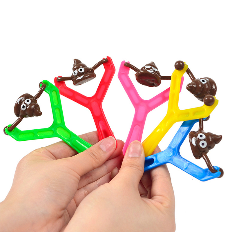 5Pcs/set Funny Poop Slingshot  - Party Games Group reseña y precio