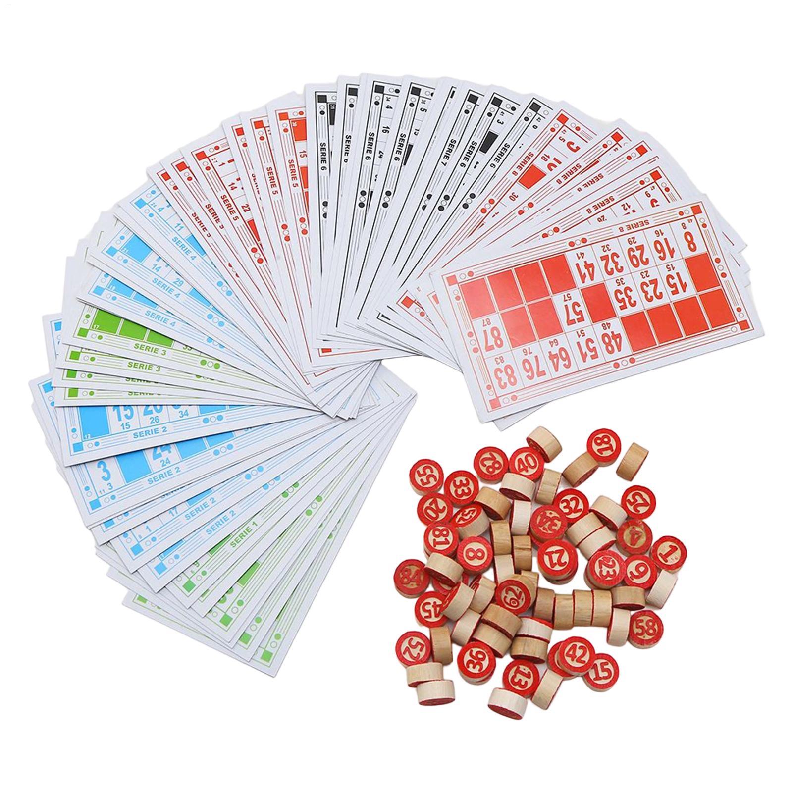 Vintage Wooden Bingo Game Set  - Party Games Easy reseña y precio