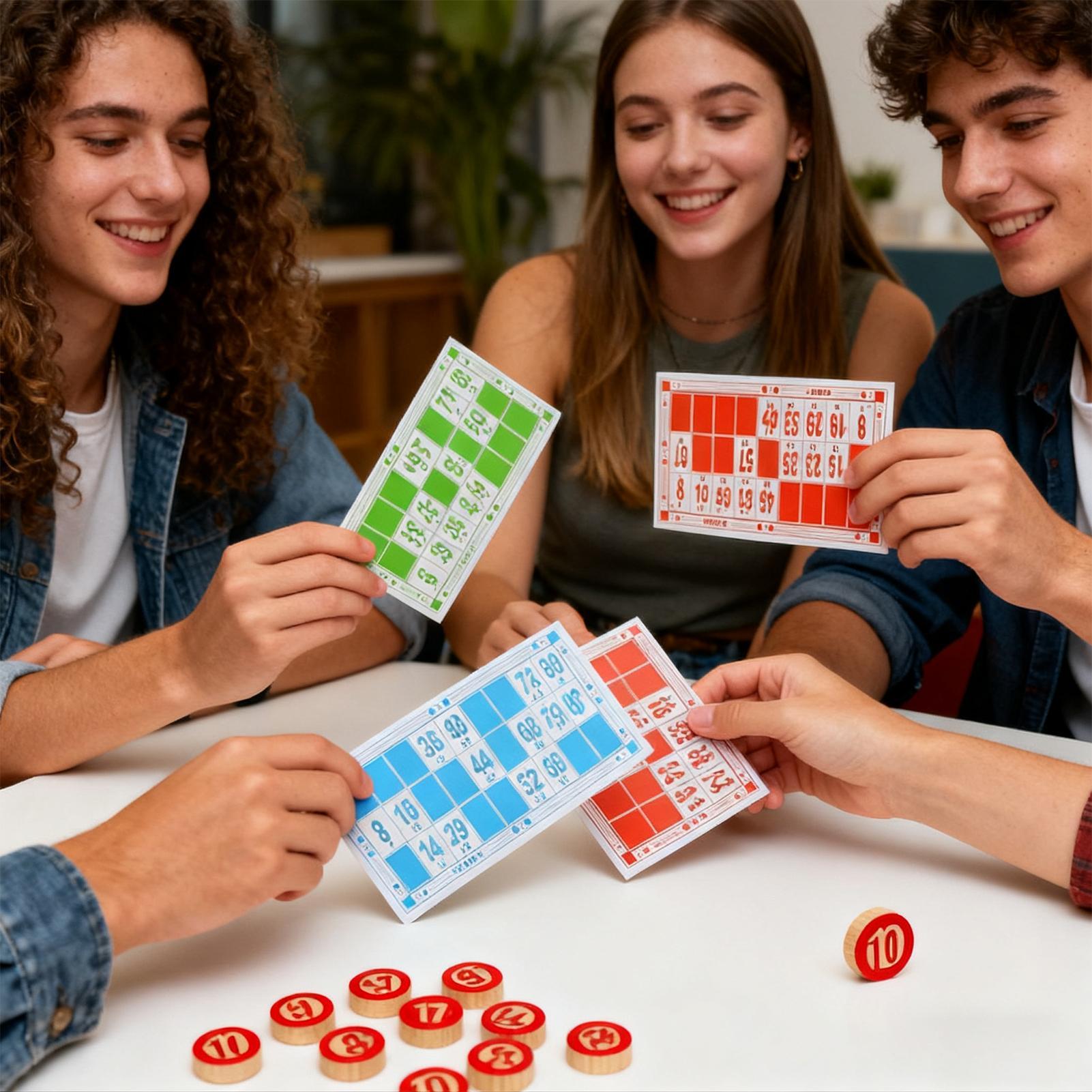 Vintage Wooden Bingo Game Set  - Party Games Easy reseña y precio