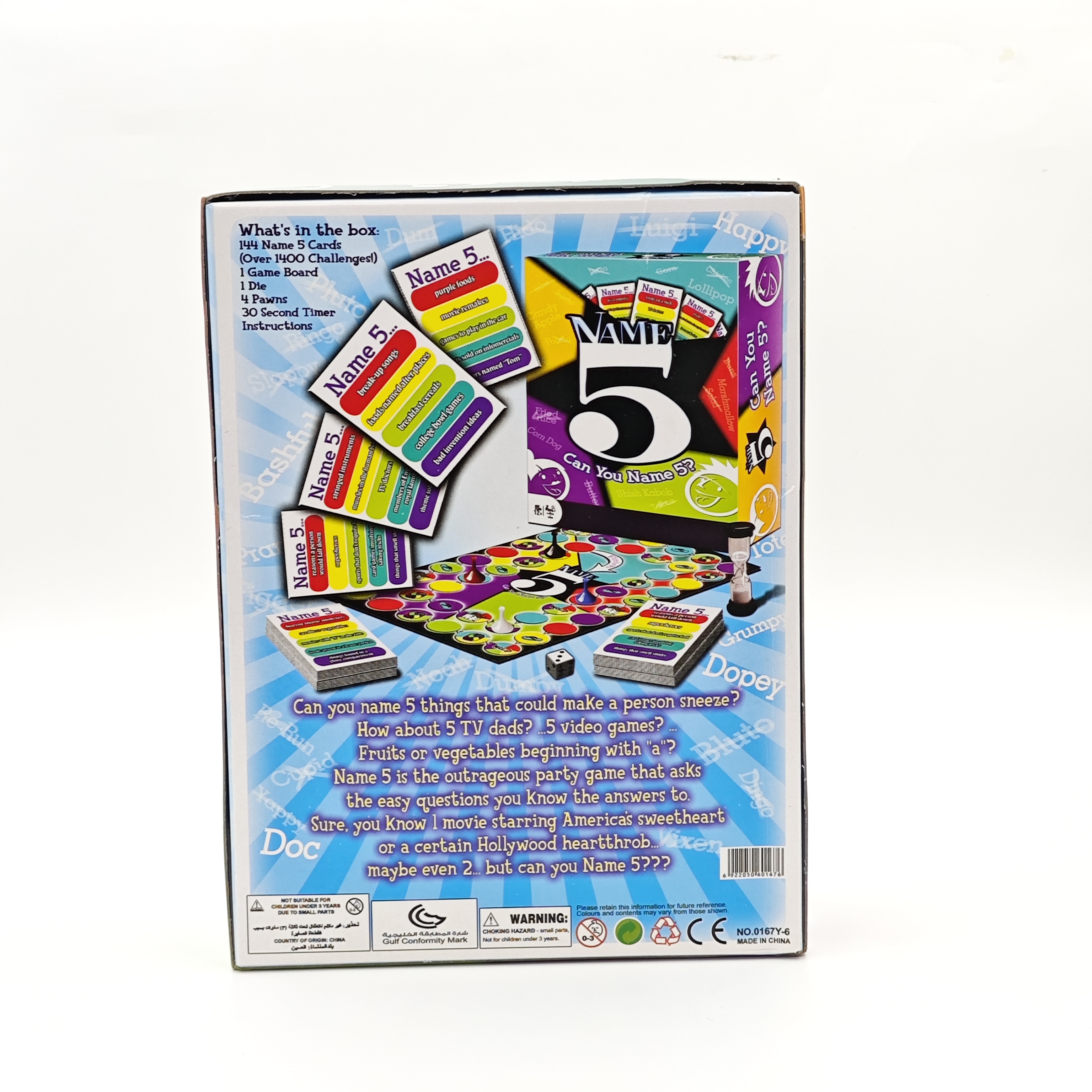 Name 5 Board Game Can You Name - Quick Games Party reseña y precio
