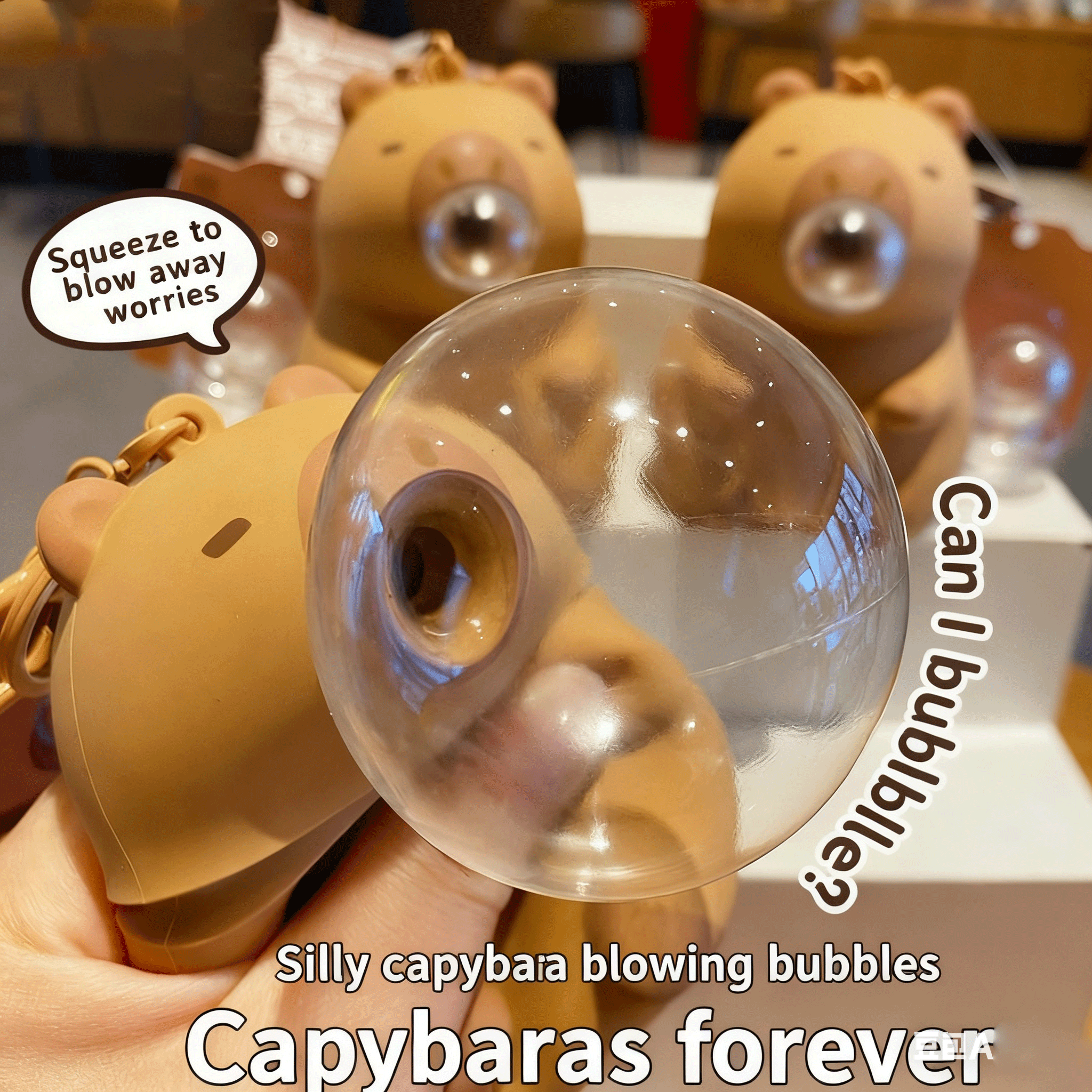 Capybara Doll Pinch Pendant To - Party Games Kids reseña y precio
