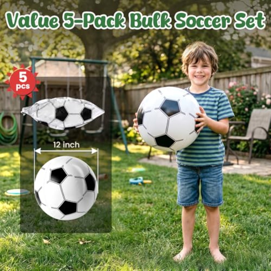 5PCS Inflatable Balls, 12 Inch - Party Games Summer reseña y precio