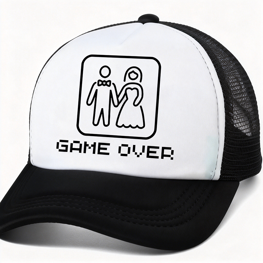 Groom To Be Sash Game Over Hat - Party Games Bachelorette reseña y precio