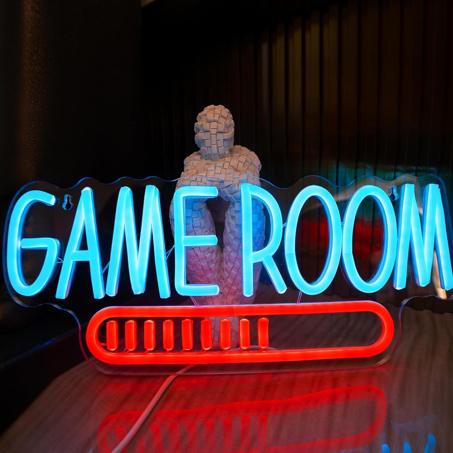 Game Room Neon Sign USB Powere - Party Games Kids reseña y precio