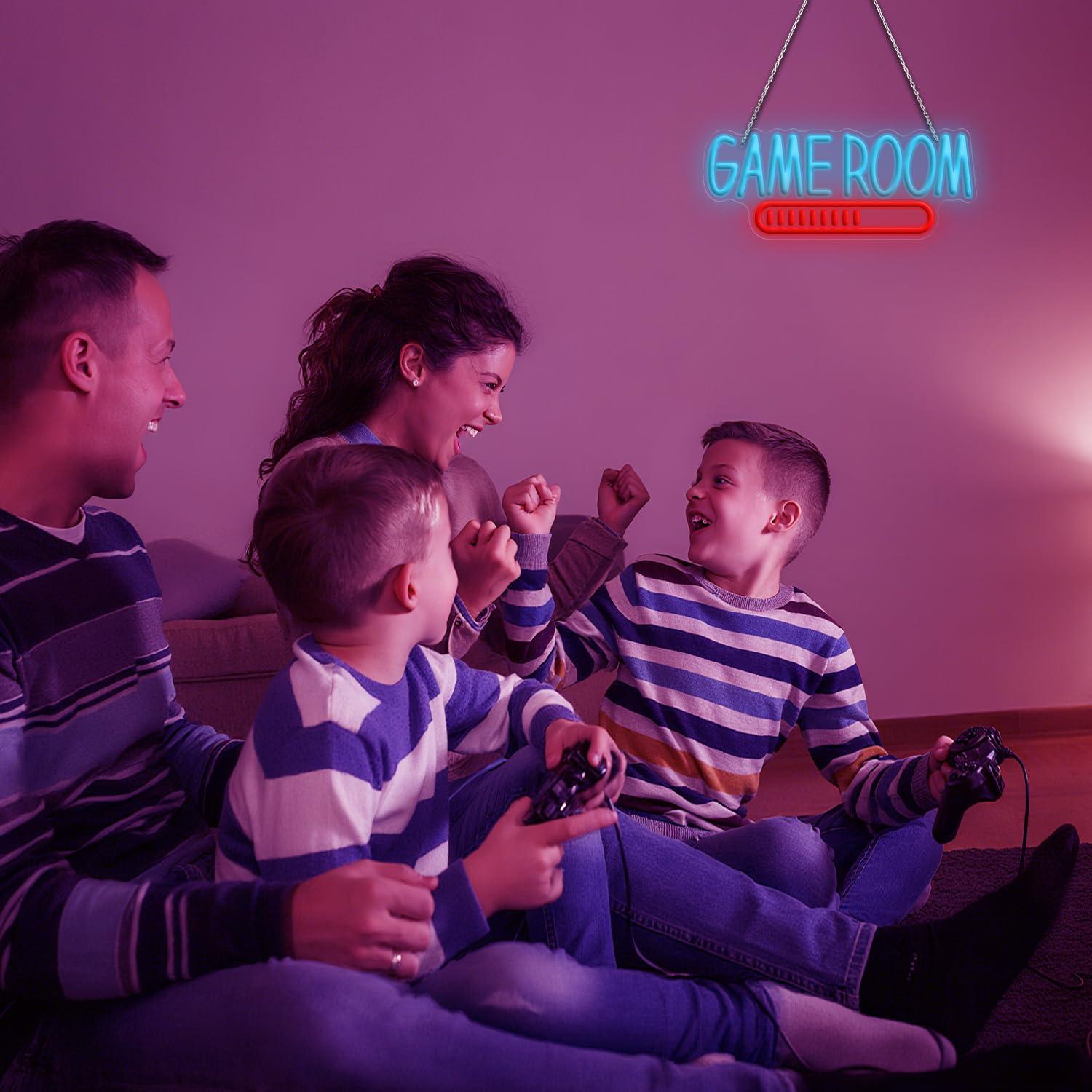 Game Room Neon Sign USB Powere - Party Games Kids reseña y precio