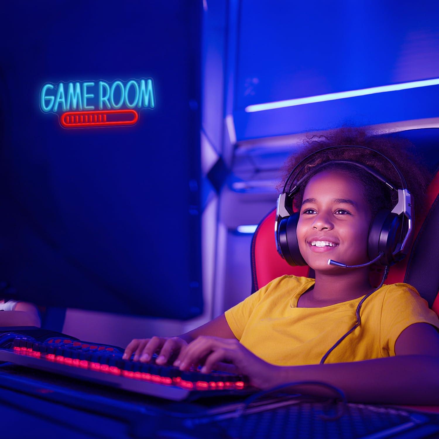 Game Room Neon Sign USB Powere - Party Games Kids reseña y precio