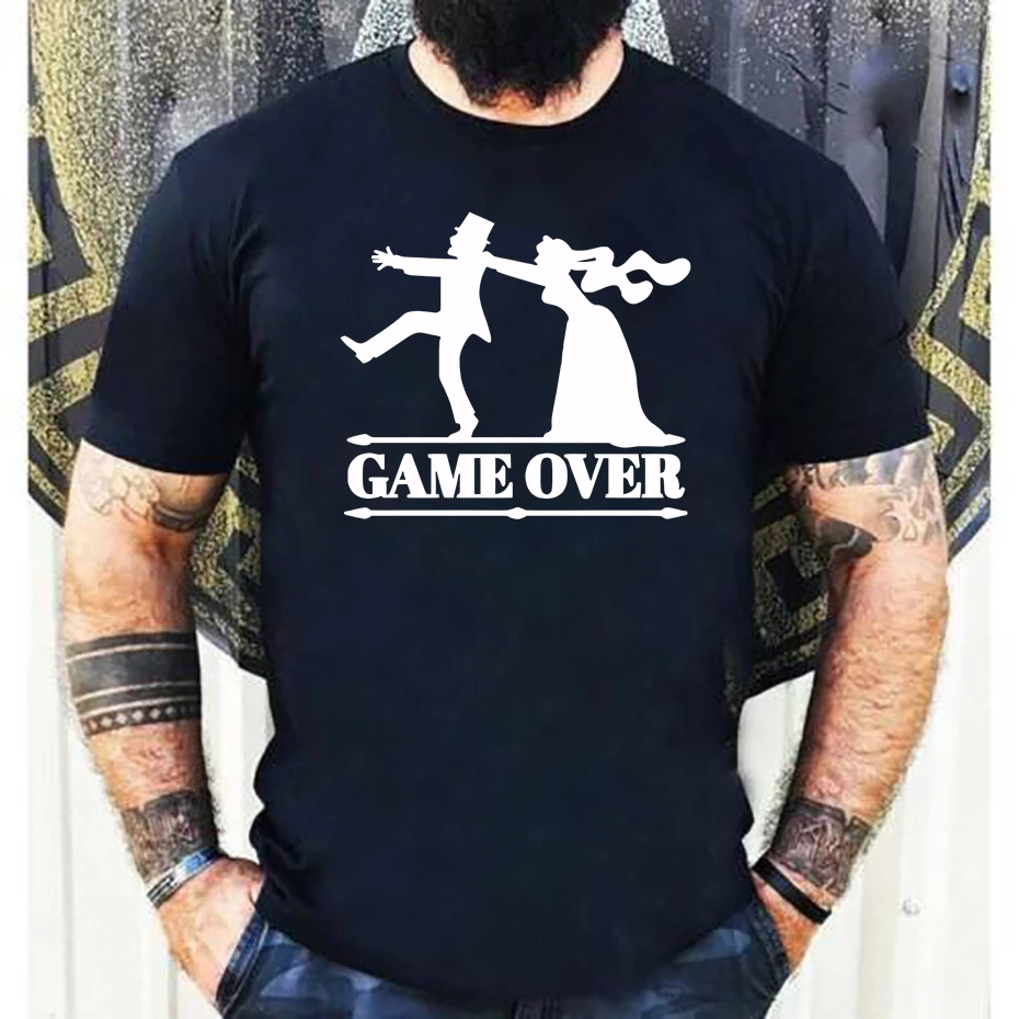 Game Over Tees Men Bride Tops  - Party Games Bachelorette reseña y precio