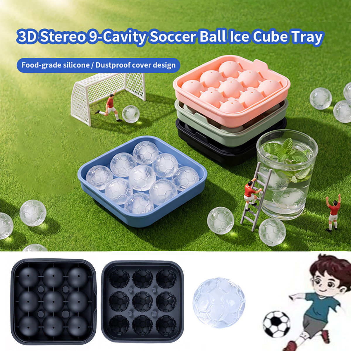 1Pcs Football-Themed Silicone  - Party Games Easy reseña y precio