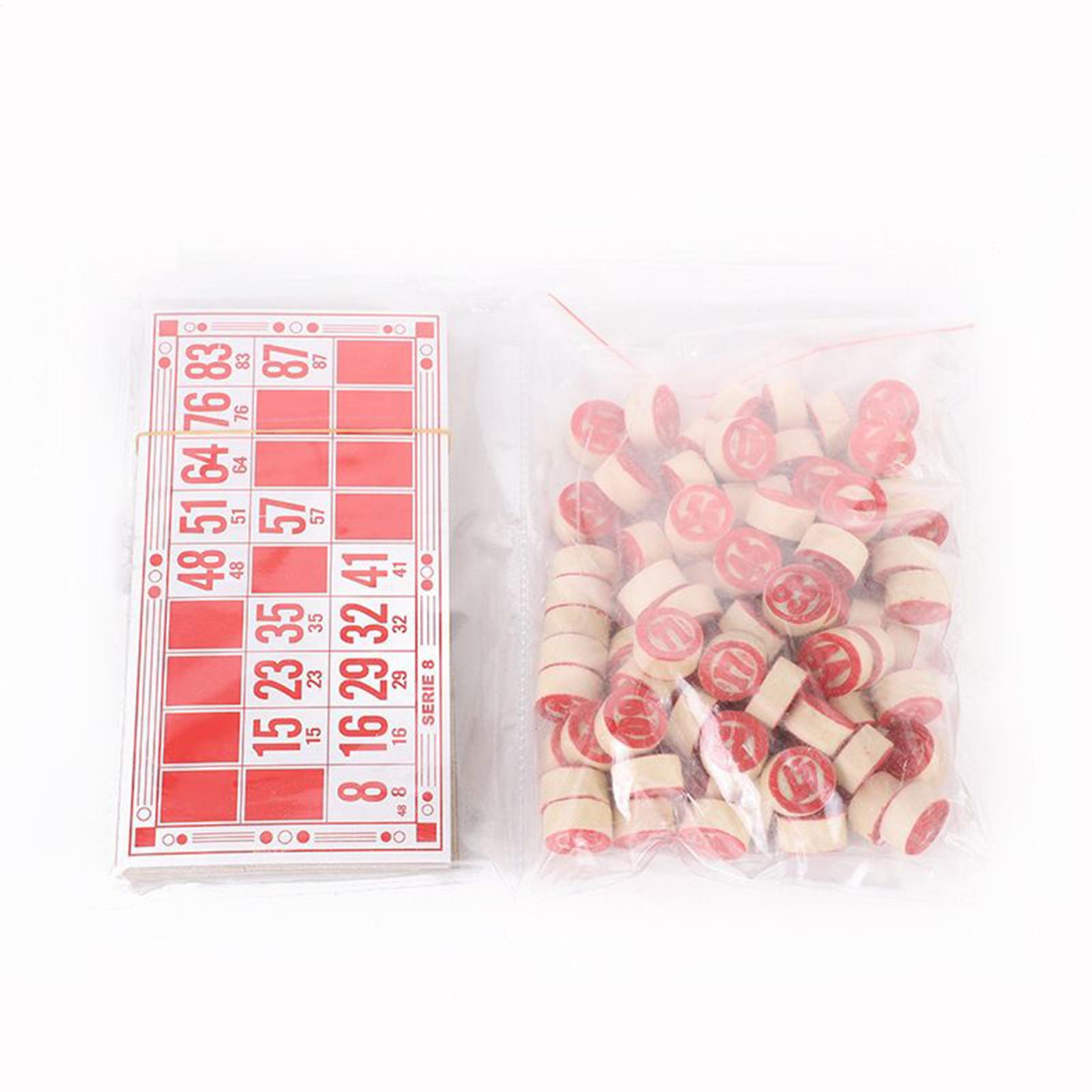 Bingo Set Funny Educational In - Play Friends Party Games reseña y precio