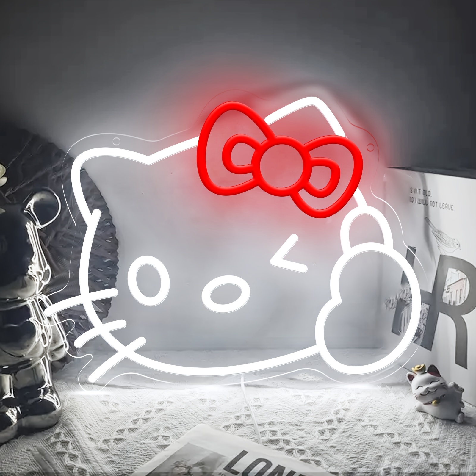 Hello Kitty LED Neon Sign Wall - Play Friends Party Games reseña y precio