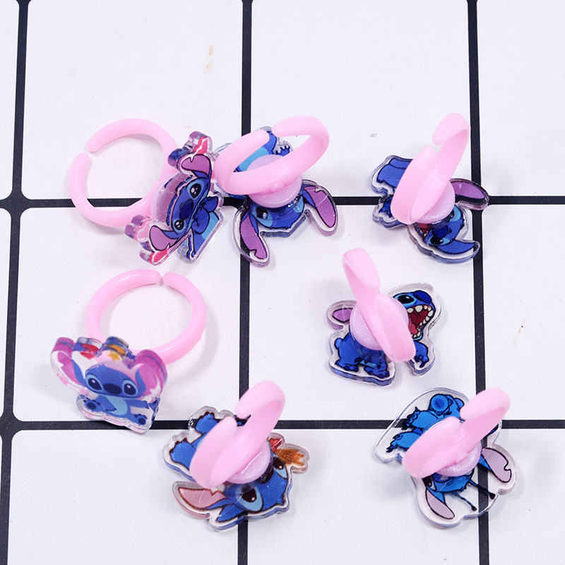 Stitch Acrylic Ring 10/20pcs K - Party Games Kids reseña y precio