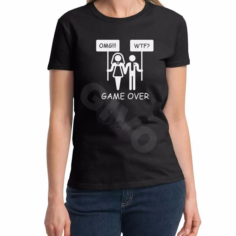 Ladies Game Over T Shirt Funny - Party Games Bachelorette reseña y precio
