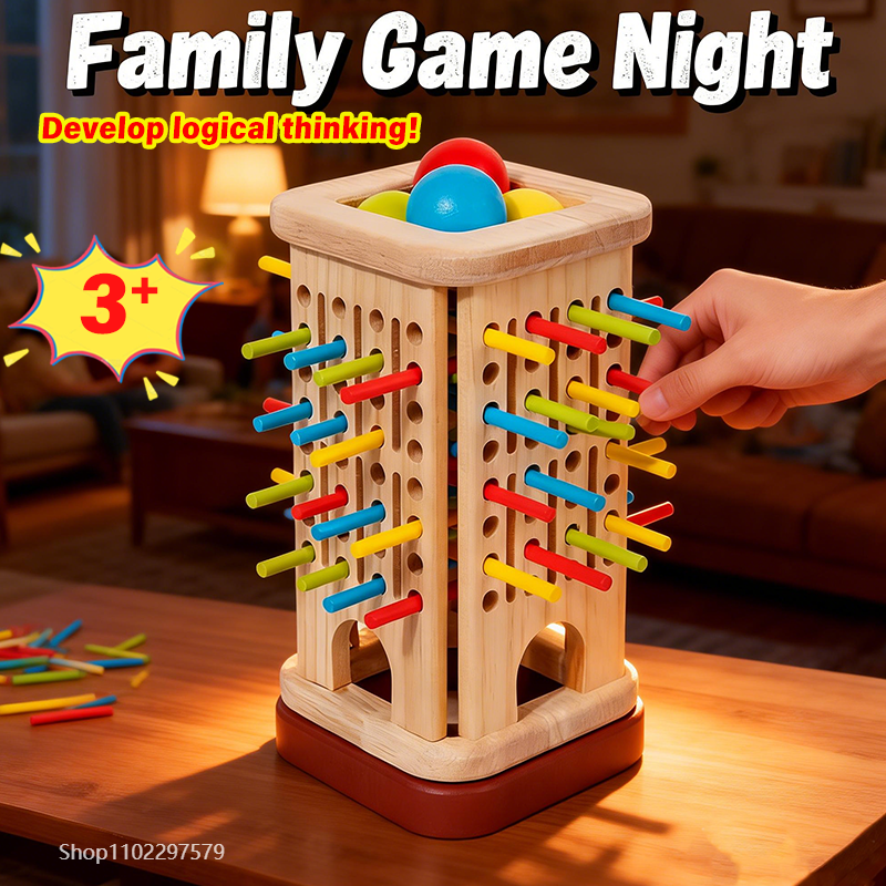 STEM Educational Wooden Toy Pa - Play Friends Party Games reseña y precio