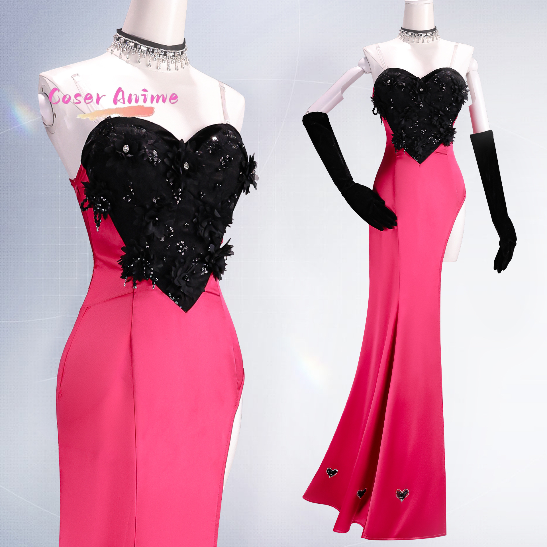 Angel Dust Cosplay Costume Uni - Party Games For Christmas reseña y precio