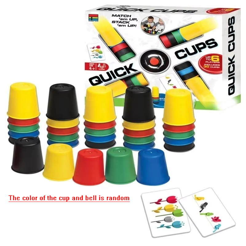 Stacking Cup Board Games Toys  - Quick Games Party reseña y precio