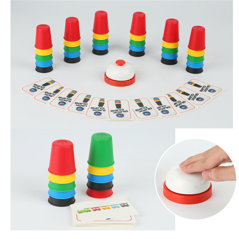 Stacking Cup Board Games Toys  - Quick Games Party reseña y precio