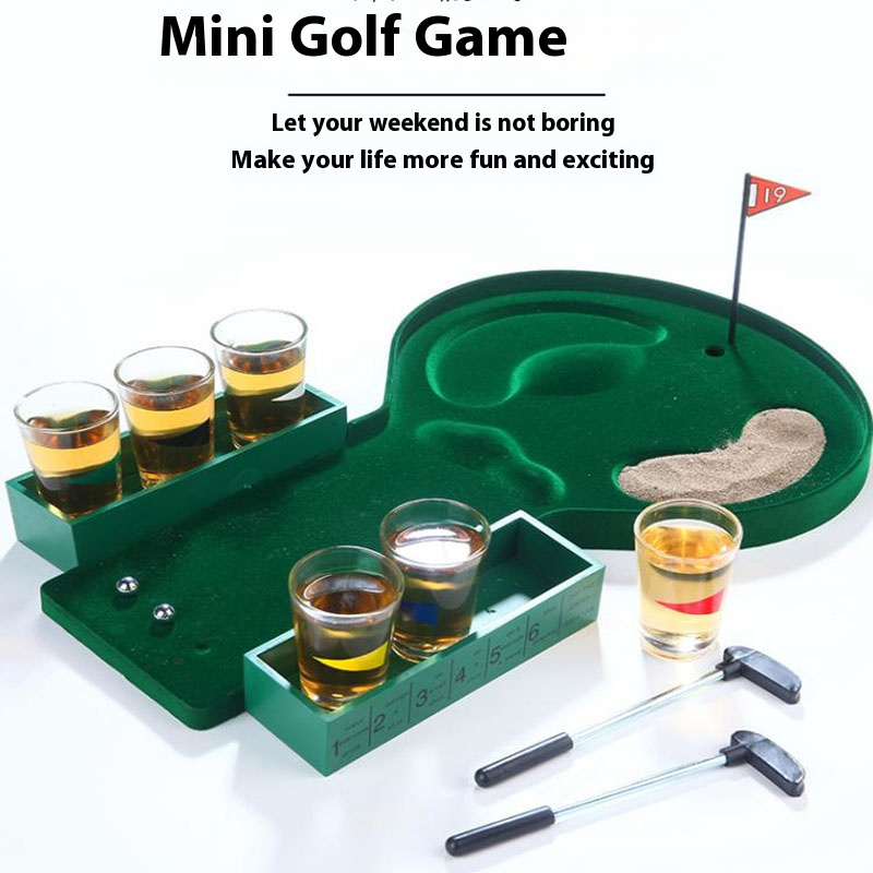 Mini Golf Table Games Toy Bar  - Party Games Adults Drinking reseña y precio