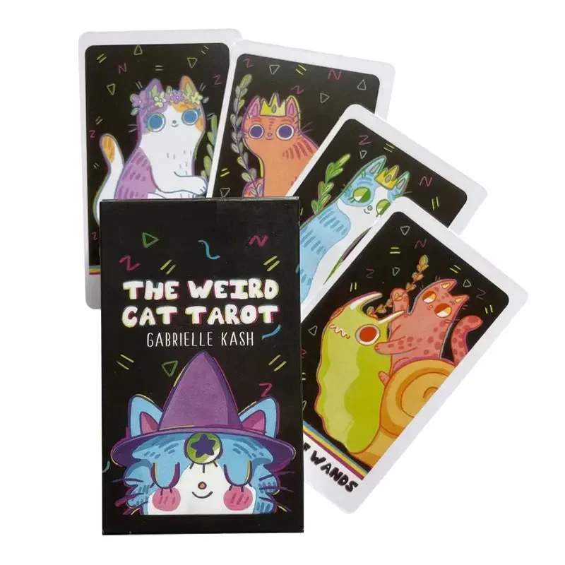 The Weird Cat Tarot English Ca - Party Games Easy reseña y precio