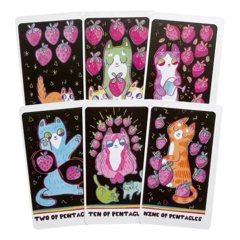 The Weird Cat Tarot English Ca - Party Games Easy reseña y precio