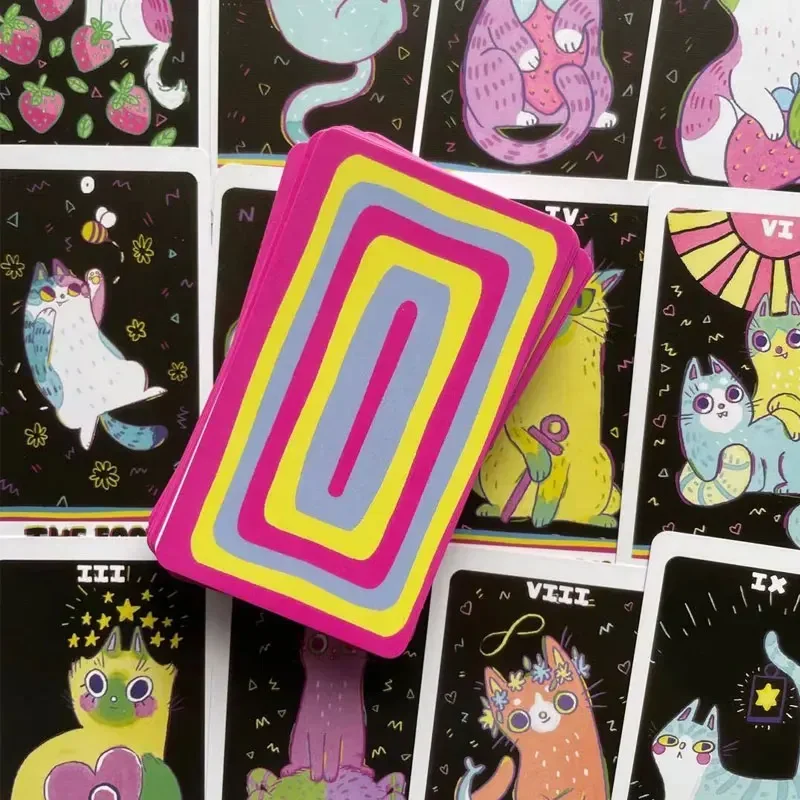 The Weird Cat Tarot English Ca - Party Games Easy reseña y precio