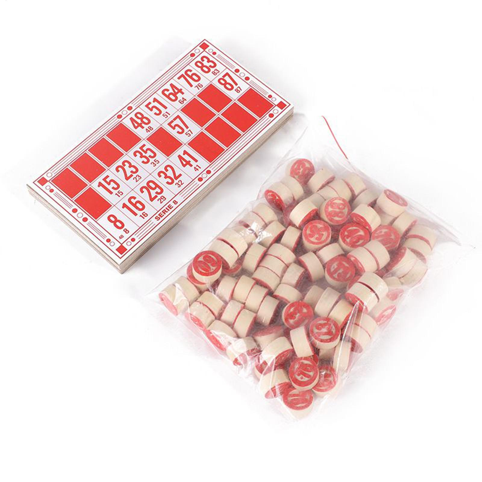 Bingo Set Vintage Wooden Inter - Play Friends Party Games reseña y precio