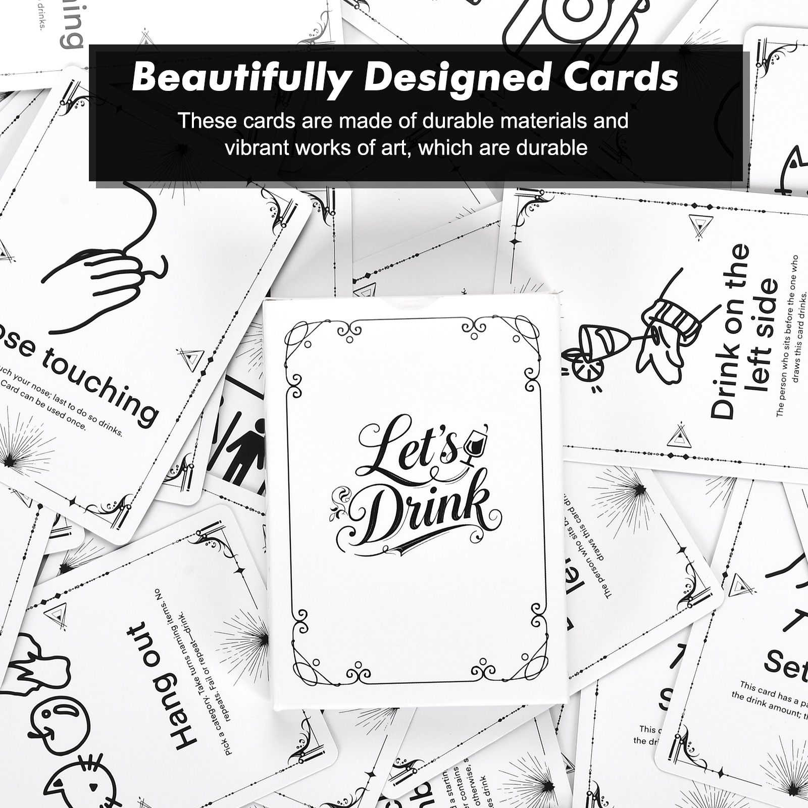 Adult Drinking Game Cards – 52 - Party Games Adults Drinking reseña y precio
