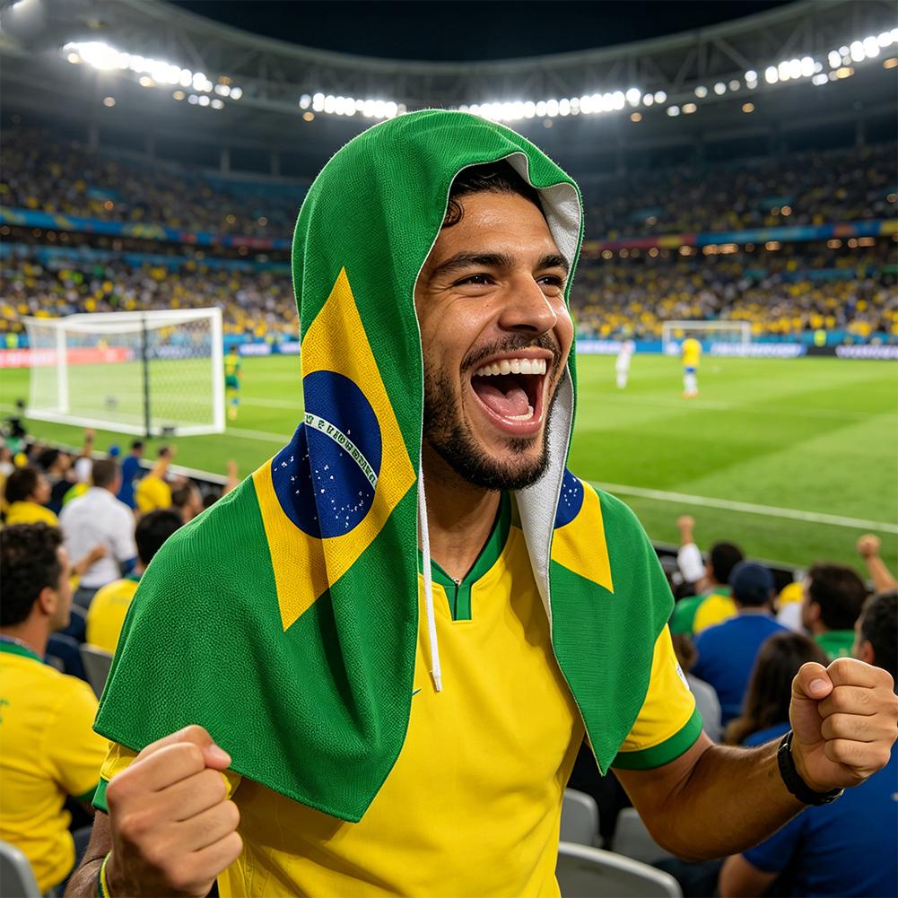 National Flag Hooded Head Scar - Quick Games Party reseña y precio