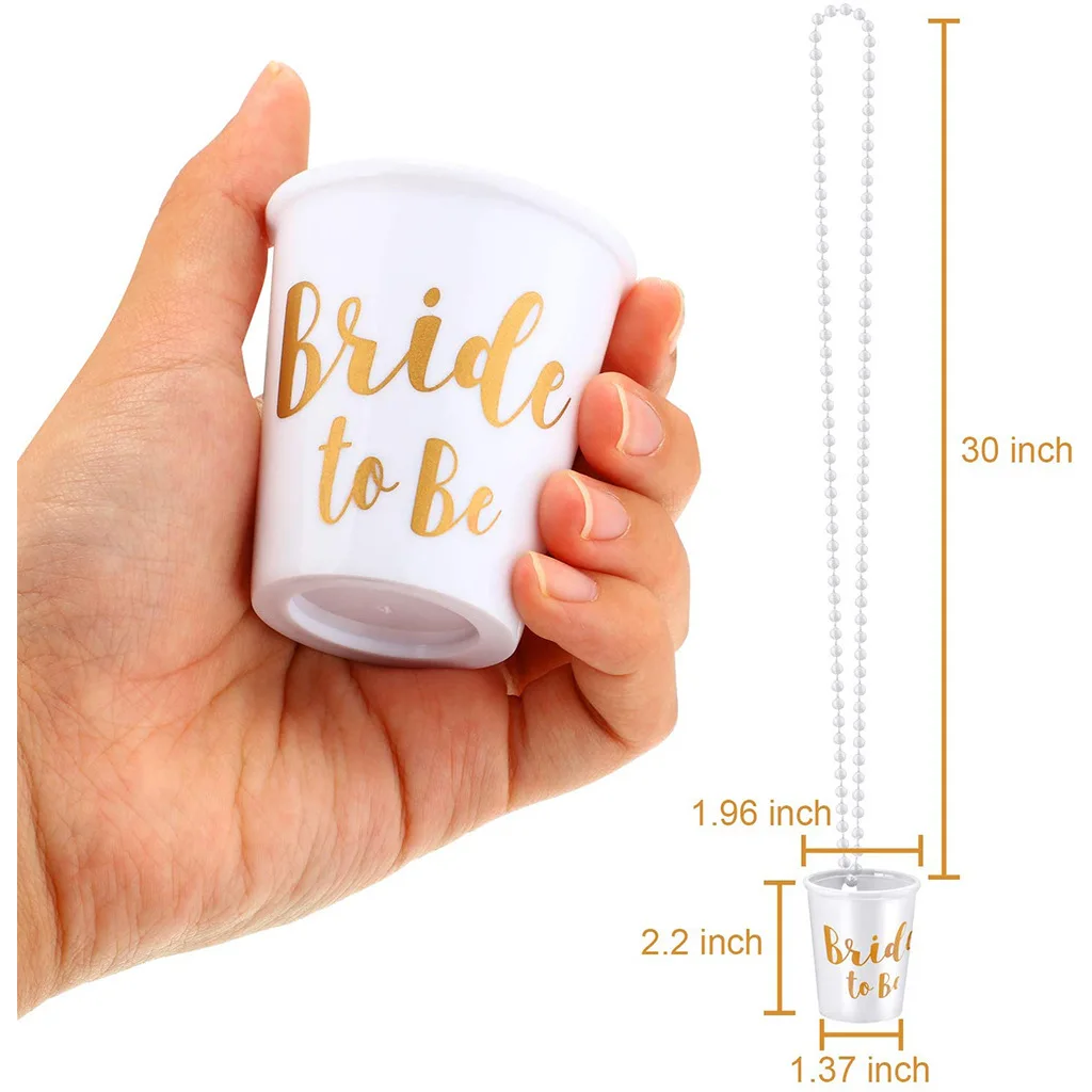12pcs Team Bride Shot Glass Ne - Party Games Bachelorette reseña y precio
