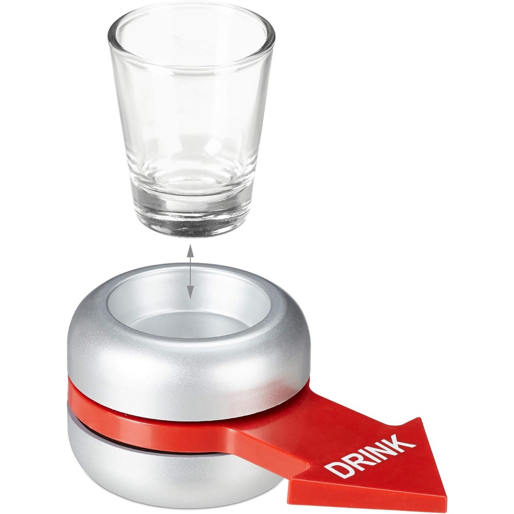 Relaxdays Drinking Game, Spin  - Party Games Adults Drinking reseña y precio