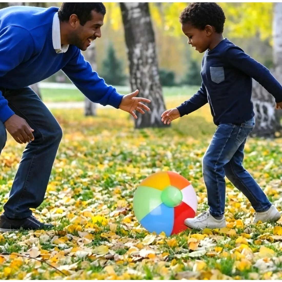 Rainbow Inflatable Beach Balls - Party Games Summer reseña y precio